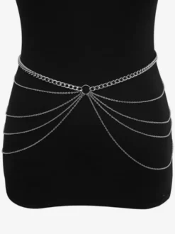 Chaîne de ventre simple bikinis d'été superposés chaîne de corps de plage