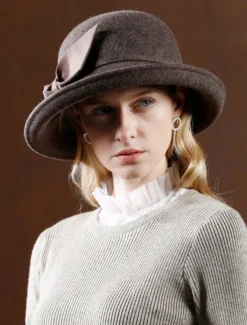 Chapeau de laine rétro Arcs Royal Accessoires cheveux Femmes Vintage Headpieces Déguisements Halloween