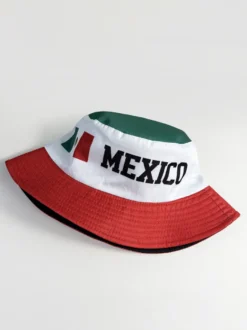 Chapeau de soleil drapeau du Mexique chapeau de supporter chapeau bob drapeau national de la Coupe du monde
