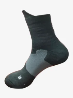 Chaussettes De Sport Épaisses Basket-Ball Blanches Rouges Respirantes Lot De 3 Paires Adultes Enfants Entraînement