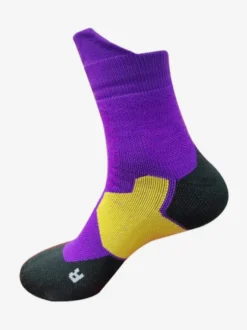 Chaussettes De Sport Épaisses Basket-Ball Sport Entraînement Blanches Respirantes Lot De 3 Paires Adultes Enfants