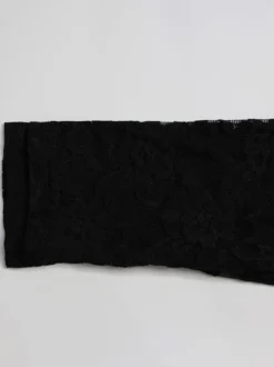 Combinaison en dentelle ajourée pour femme - Combinaison noire gothique à dos ouvert imprimé floral transparent et évasée - Tenue de soirée printanière 2026