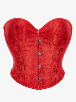 Corset noir Lingerie Shapewear Corsets noirs à boutons sur le devant pour femmes