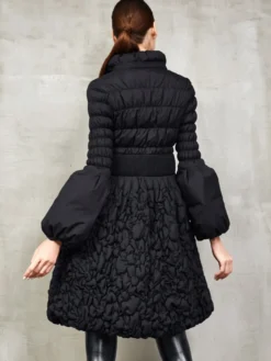 Doudoune Femme Chic En Duvet De Canard Manteau Cintré Chic