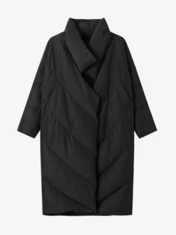 Doudoune Long Oversize En Duvet De Canard En Coupe Ample Manteau Femme