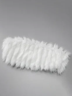 Ensemble deux pièces blanc chic style villégiature en polyester jupe bustier sans manches
