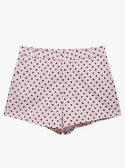 Ensemble 2 pièces à pois pour femme - Veste courte décontractée et short - Collection streetwear printemps 2026