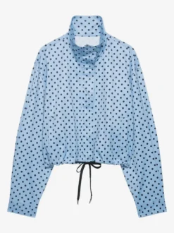 Ensemble 2 pièces à pois pour femme - Veste courte décontractée et short - Collection streetwear printemps 2026