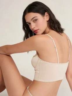 Ensembles de lingerie 2 pièces en dentelle noire : soutien-gorge et culotte