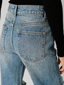 Jeans pour femmes bas décontractés jeans taille haute
