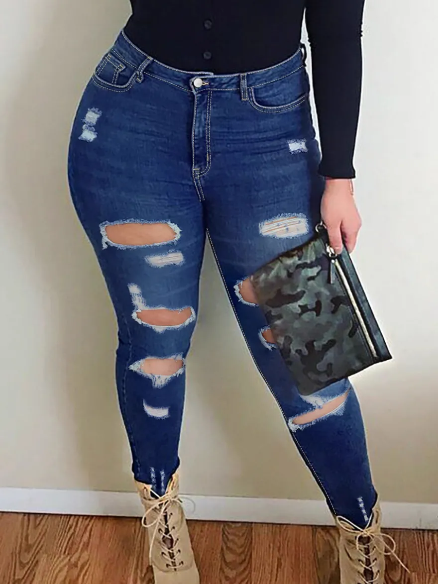 Jeans pour femmes bas de jeans tendance et sexy