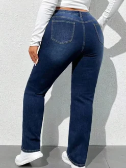 Jeans pour femmes bas en denim modernes et décontractés jeans décontractés pour tous les jours