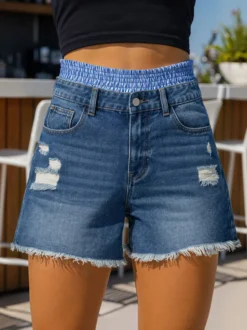 Jeans pour femmes bas en denim jeans modernes et décontractés