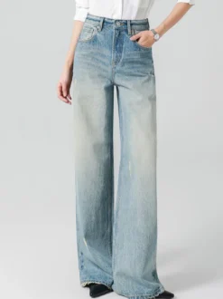 Jeans pour femmes bas larges et élégants