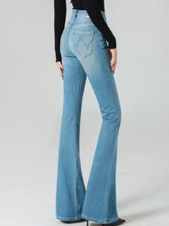 Jeans pour femmes bas élégants à taille haute jeans décontractés au quotidien
