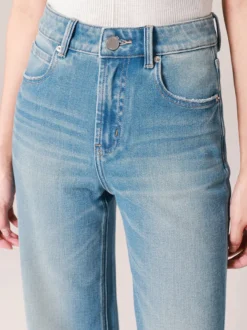 Jeans pour femmes bas modernes jeans élégants taille haute en denim