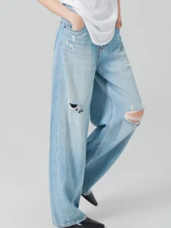 Jeans pour femmes bas sexy et décontractés taille haute