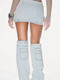 Jeans pour femmes bas skinny denim tendance et sexy