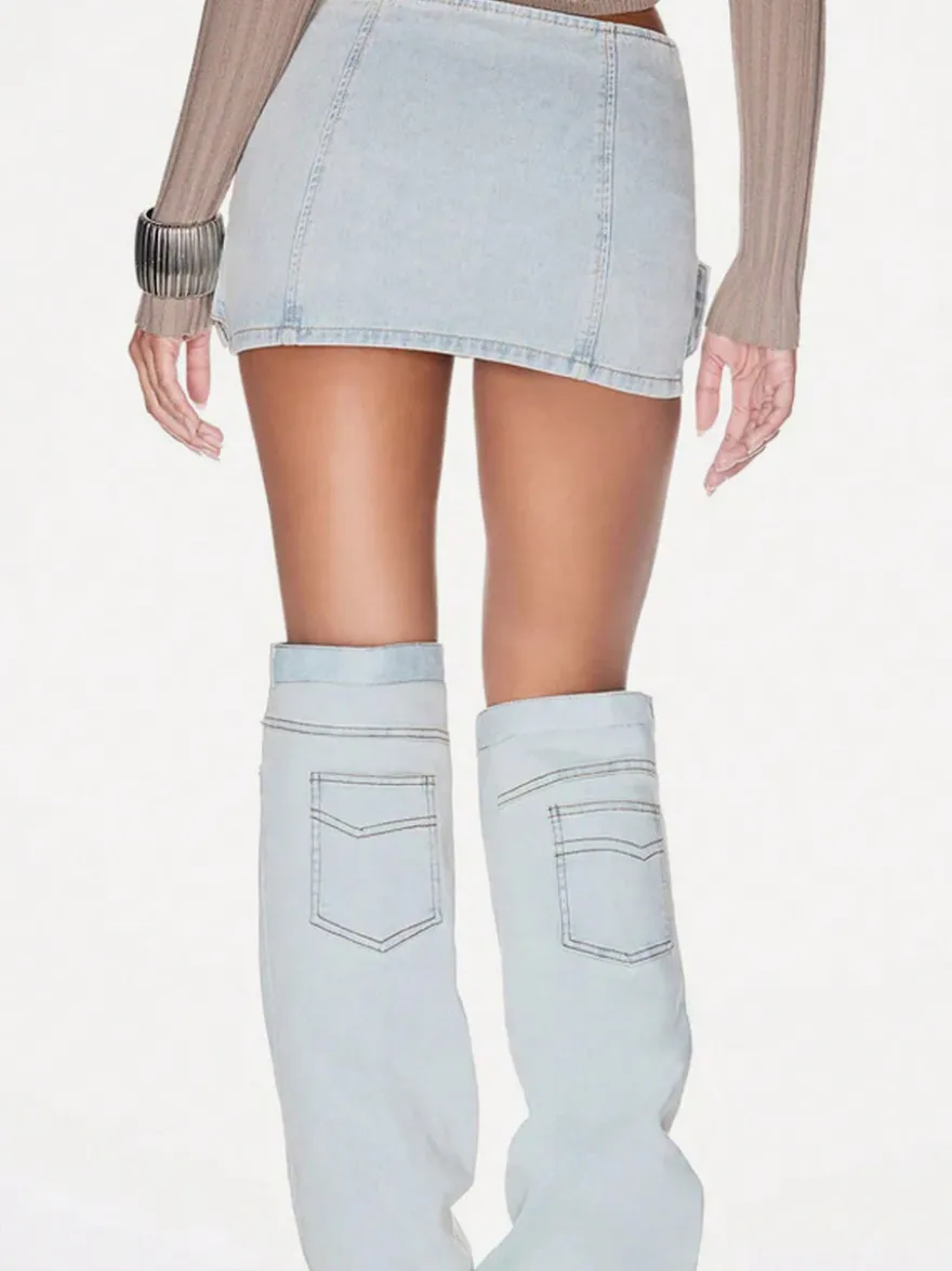 Jeans pour femmes bas skinny denim tendance et sexy