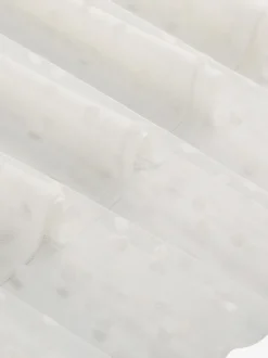 Jupe longue élégante en tulle à motif cœur pour femme - Jupe longue trapèze taille haute en maille vaporeuse - Tenue de soirée printemps-été 2026