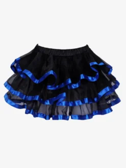Jupes courtes sexy en tulle bleu pour l'hiver