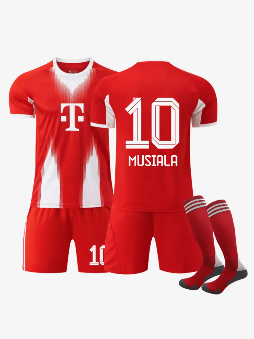 25/26 No.10 MUSIALA Football Club Maillot Domicile 3 Pièces