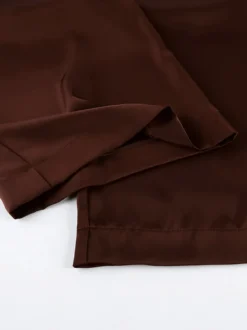 Pantalon marron taille haute