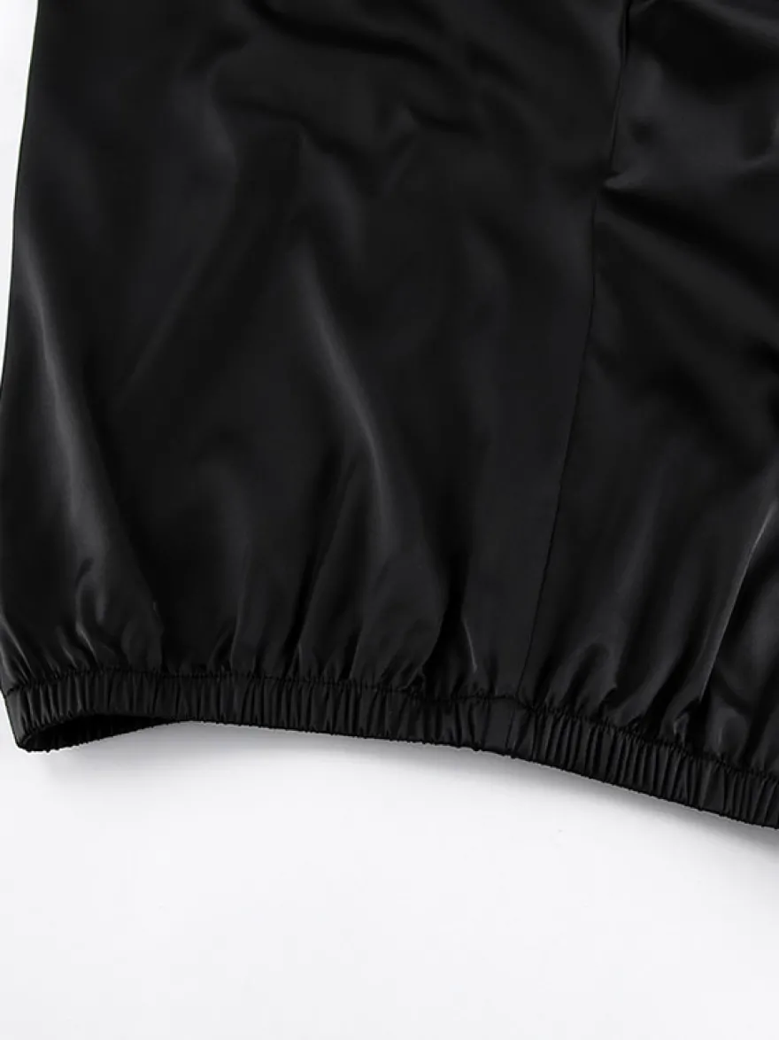 Pantalon noir taille haute
