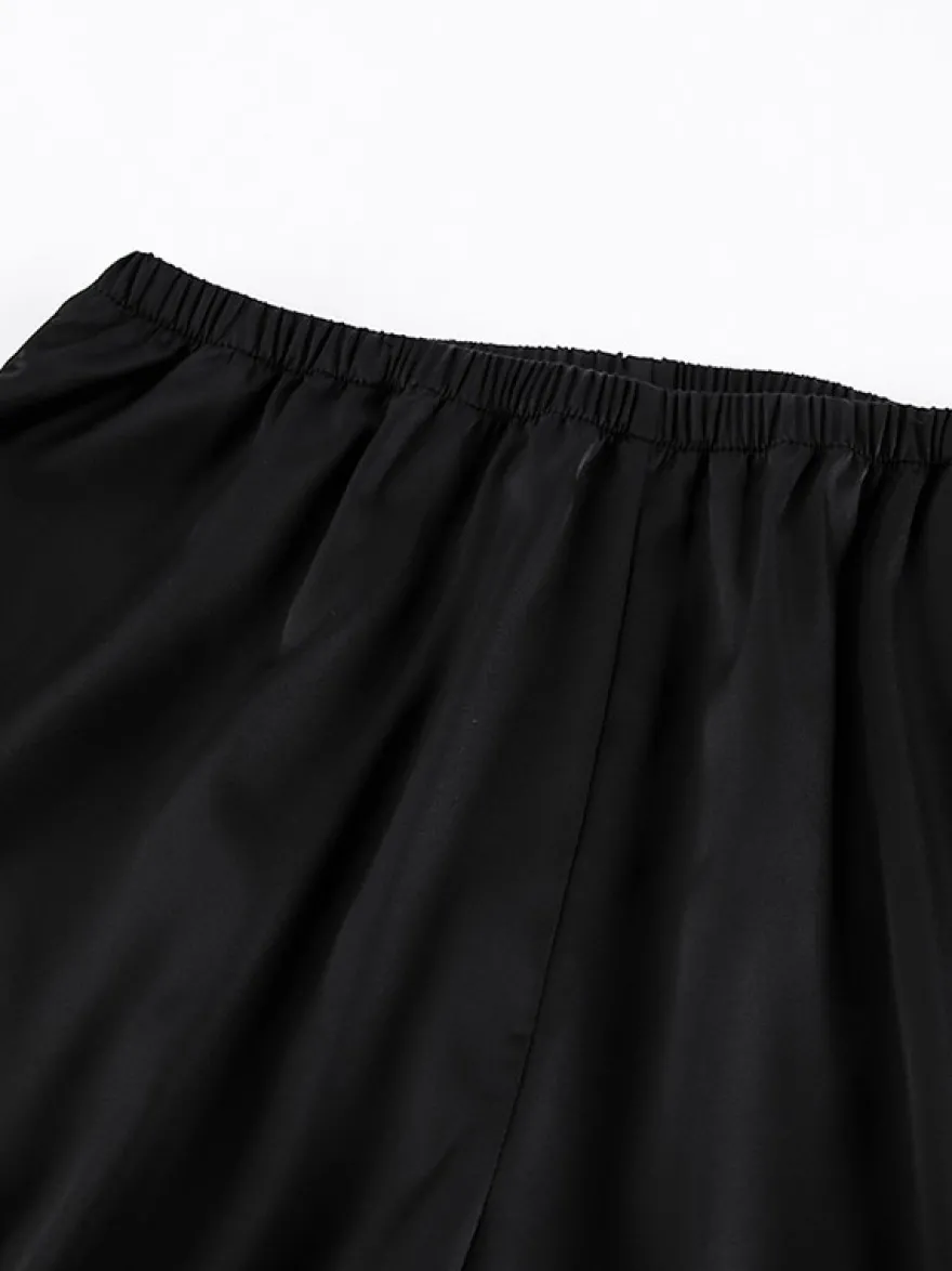 Pantalon noir taille haute
