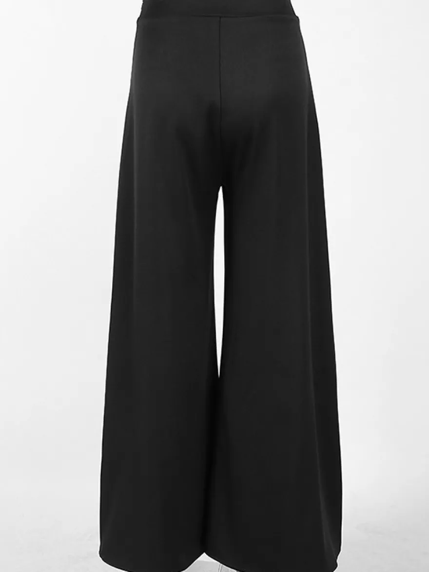 Pantalon noir taille haute