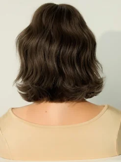 Perruque synthétique quotidienne ondulée à cheveux courts bouclés Bobo avec frange pour femmes 2026