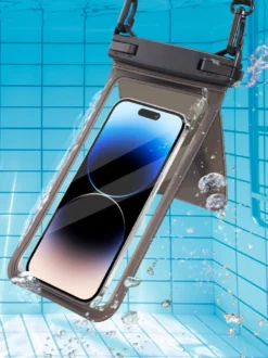 Pochette étanche à double compartiment pour téléphone (IPX8 profondeur 30 m)