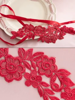 Pour Femme Dentelle Rouge Dentelle