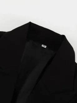 Robe blazer découpée à manches longues robe mi-longue de printemps pour femmes 2026