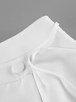 Robe blazer élégante pour femme mini-robe - Ceinture cache-cœur col cranté coupe ajustée - Collection printemps-été 2026