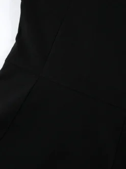 Robe-chemise froncée pour femme mini-robe chic - Ourlet en dentelle noire manches longues coupe moulante - Idéale pour le printemps du bureau au dîner (2026)
