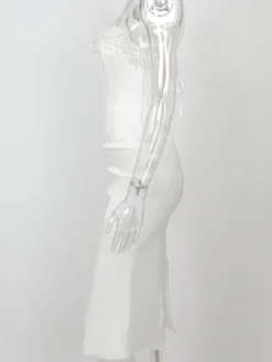 Robe Corset Frange Plissée À Lacets Dos Bal Fête D'anniversaire Robes Midi