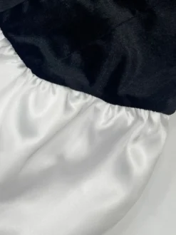 Robe de soirée blanche sans manches bustier et dos nu