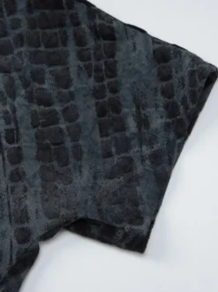 Robe de soirée bleue en polyester manches courtes dos nu robe d'été