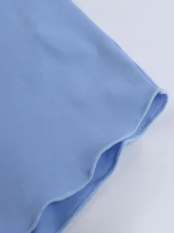 Robe de soirée dos nu col V robe midi robe d'été moulante à nouer dans le dos robe asymétrique à volants