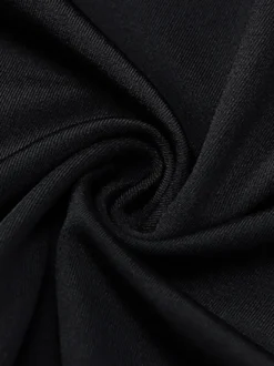Robe de soirée longue noire à bretelles col en dentelle dos nu élégante et semi-formelle
