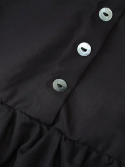 Robe de soirée mini blanche à bretelles col lacé sans manches plissée style décontracté semi-formel