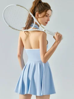 Robe de tennis sans manches Color Block Activewear pour femme