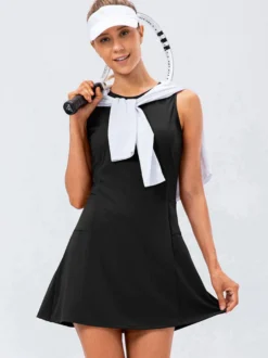 Robe de tennis sans manches Golf Activewear pour femme