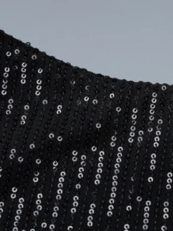 Robe de vacances maxi sans manches noire décontractée