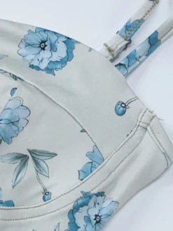 Robe de vacances maxi sans manches à imprimé floral bretelles col chic verte