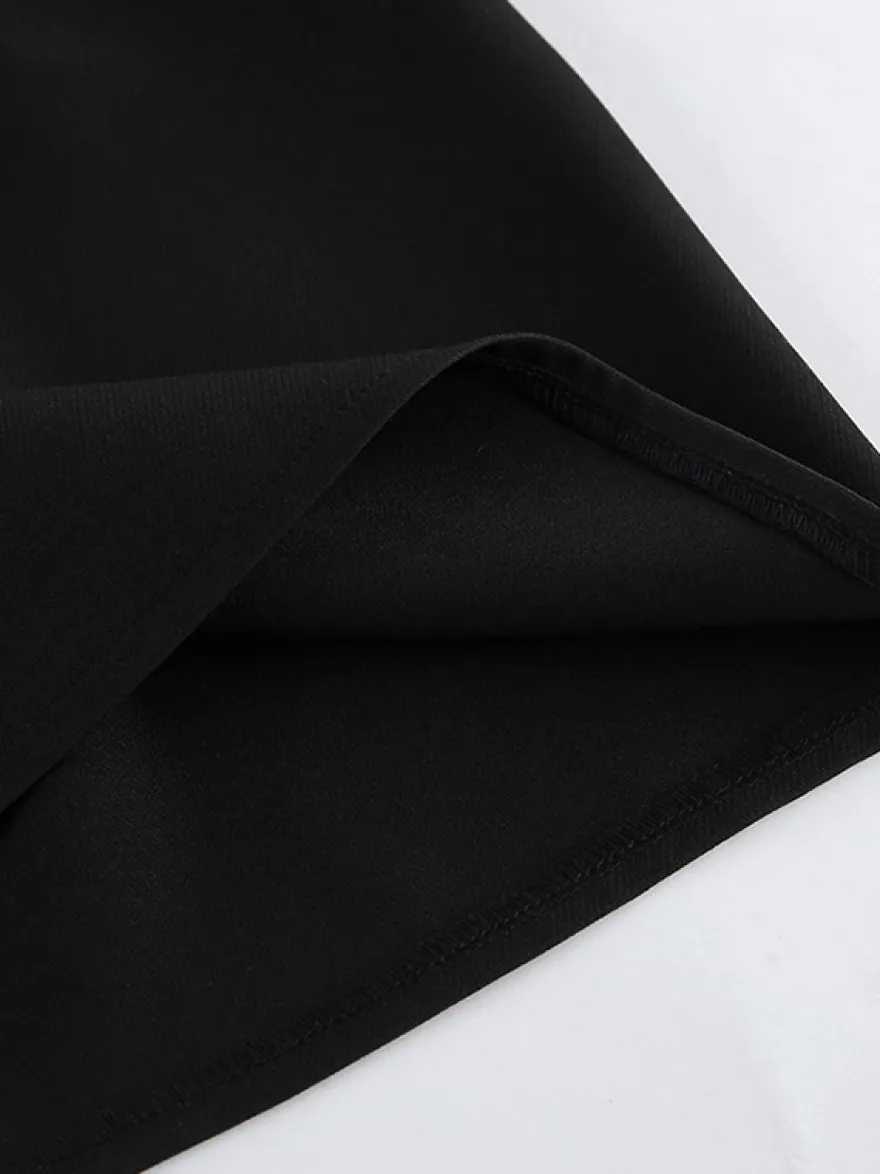 Robe d'été mini sans bretelles avec drapé plissé asymétrique pour femmes 2026