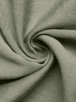 Robe longue d'été fluide et décontractée pour femme col carré manches bouffantes et taille smockée vert sauge