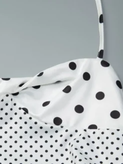 Robe longue maxi femme sans manches à bretelles et décolleté sexy robe blanche