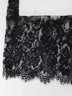 Robe longue patchwork en dentelle pour femme - Robe moulante sexy sans manches à col V - Tenue de soirée estivale 2026